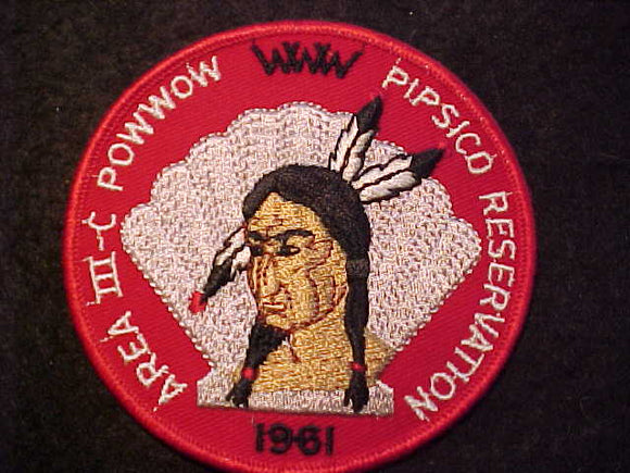 1961 AREA 3-C POWWOW, PIPSICO RESV.