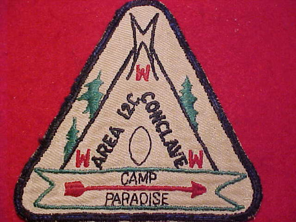 1955 AREA 12-C CONCLAVE, CAMP PARADISE, USED