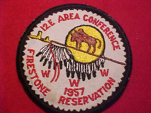 1957 AREA 12-E CONFERENCE, FIRESTONE RESV.