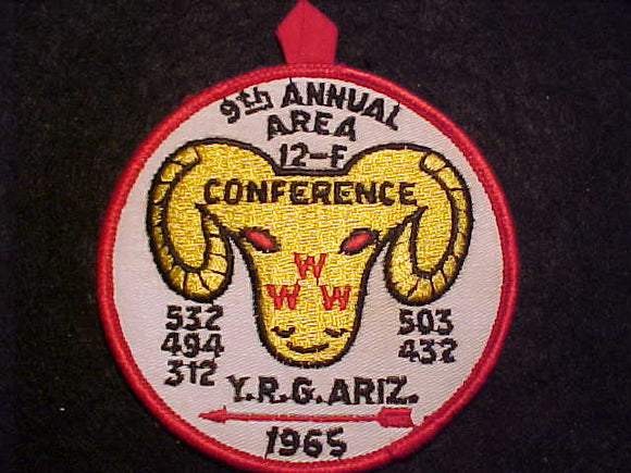 1965 AREA 12-F CONFERENCE, Y.R.G.ARIZ.