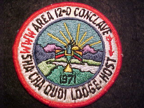 1971 AREA 12-D CONCLAVE, SHA-CHA-QUOI LODGE HOST