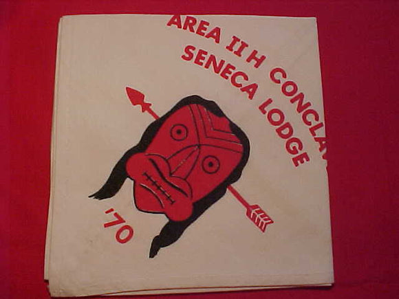 1970 OA N/C, AREA IIH (2H) CONCLAVE, SENECA LODGE HOST, NO PATCH ISSUED