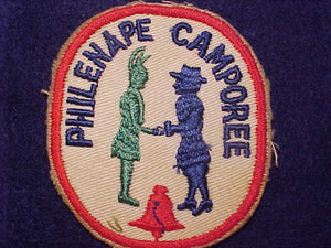 1950'S ACTIVITY PATCH, PHILENAPE CAMPOREE