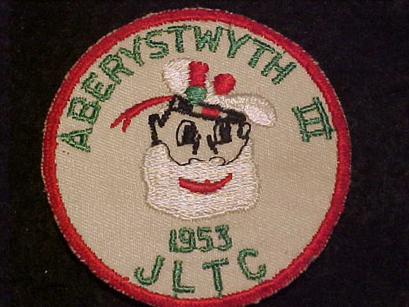 1953 ACTIVITY PATCH, ABERYSTWYTH III JLTC