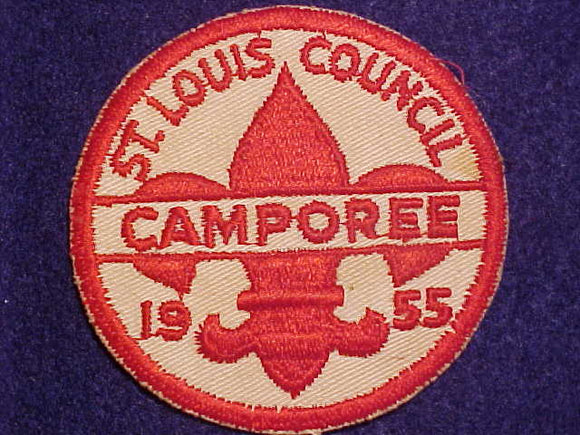 1955 ACTIVITY PATCH, ST. LOUIS COUNCIL CAMPOREE