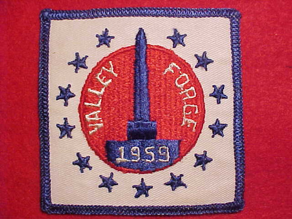 1959 ACTIVITY PATCH, VALLEY FORGE (PILGRIMAGE)