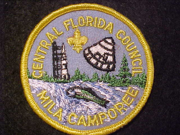 1960'S ACTIVITY PATCH, CENRAL FLORIDA COUNCIL MILA CAMPOREE