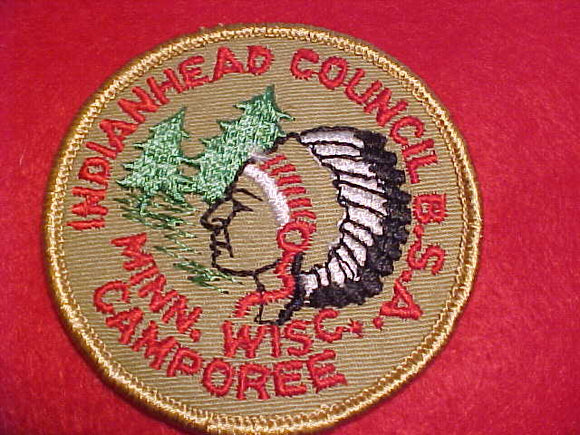 1960'S ACTIVITY PATCH, INDIANHEAD COUNCIL CAMPOREE
