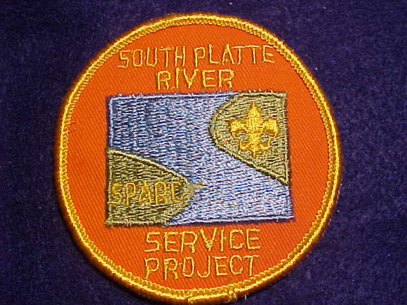 1960'S ACTIVITY PATCH, SOUTH PLATTE RIVER SERVICE PROJECT