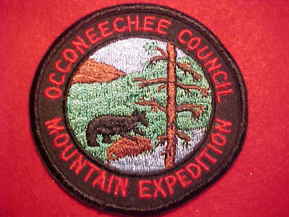1960'S ACTIVITY PATCH, OCCONEECHEE COUNCIL MOUNTAIN EXPEDITION