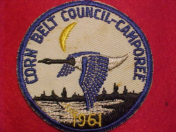 1961 ACTIVITY PATCH, CORN BELT COUNCIL CAMPOREE