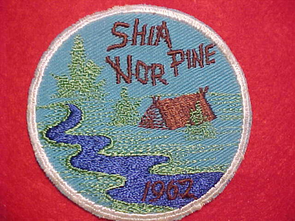 1962 ACTIVITY PATCH, TALL PINE COUNCIL, SHIA NOR PINE