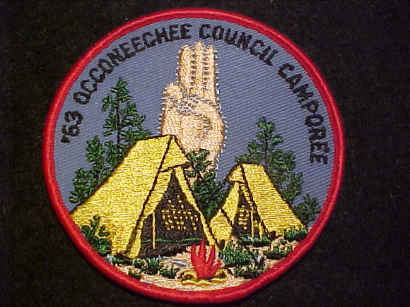 1963 ACTIVITY PATCH, OCCONEECHEE COUNCIL CAMPOREE