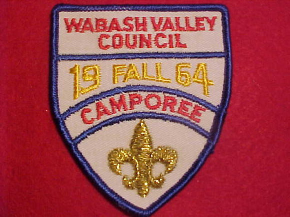 1964 ACTIVITY PATCH, WABASH VALLEY COUNCIL CAMPOREE