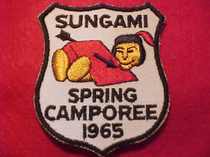 1965 ACTIVITY PATCH, SUNGAMI SPRING CAMPOREE