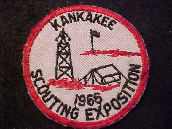 1966 ACTIVITY PATCH, KANKAKEE SCOUTING EXPOSITION, USED