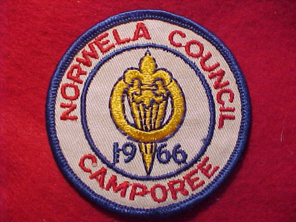 1966 ACTIVITY PATCH, NORWELA COUNCIL CAMPOREE