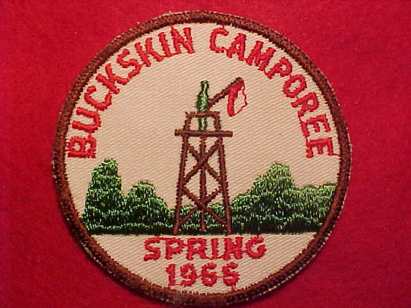 1966 ACTIVITY PATCH, BUCKSKIN SPRING CAMPOREE