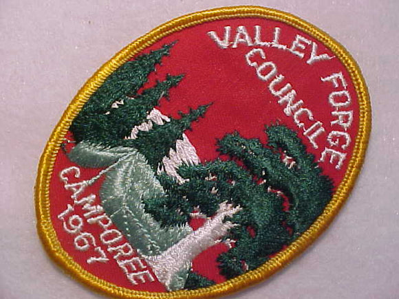1967 ACTIVITY PATCH, VALLEY FORGE COUNCIL CAMPOREE