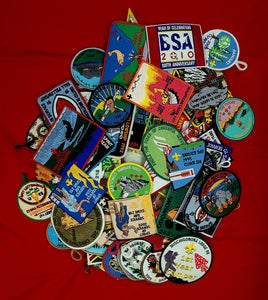 OA ACTIVITY PATCHES, QTY=135 DIFFERENT, 1960'S-2010'S