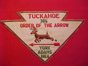 386 J1 TUCKAHOE JACKET PATCH