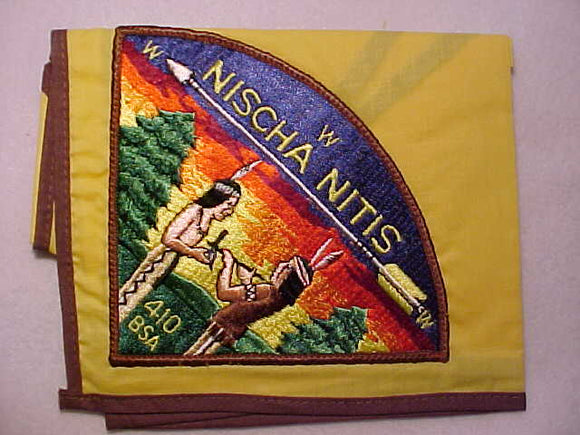 410 P2 NISCHA NITIS NECKERCHIEF W/ PATCH SEWN ON, MERGED 1999