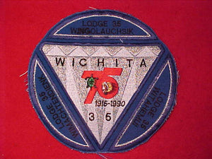 35 J4 WICHITA JACKET PATCH, 1915-1990