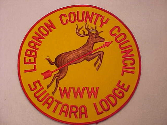 39 J2 SWATARA JACKET PATCH, LEBANON COUNTY COUNCIL