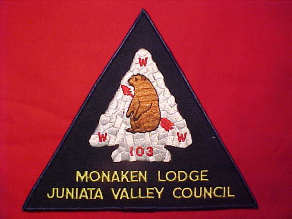 103 J1 MONAKEN JACKET PATCH, JUNIATA VALLEY COUNCIL