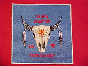 161 J1 TUTELO JACKET PATCH, SAURA CHAPTER, 6 X 6"