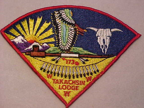 173 P1 TAKACHSIN JACKET PATCH, SLIGHT USE