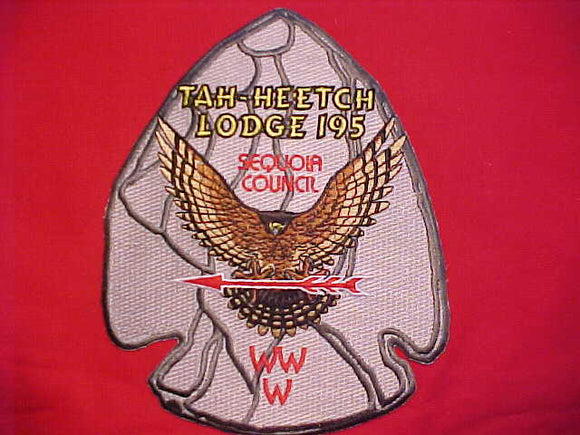 195 J1 TAH-HEETCH JACKET PATCH, SEQUOIA COUNCIL