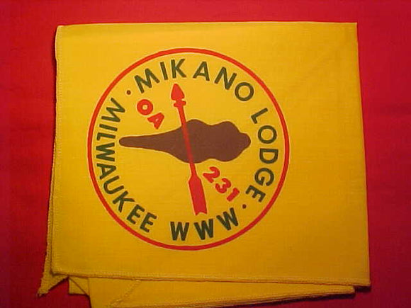 231 N2 MIKANO N/C, SILKSCREEN