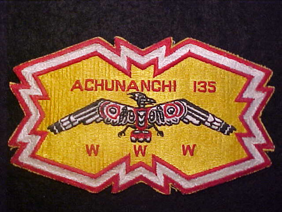 135 J1 ACHUNANCHI JACKET PATCH, MERGED 1999, NEAR MINT