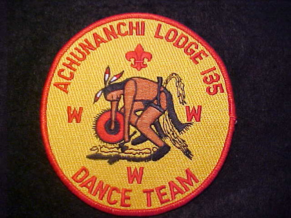 135 J2 ACHUNANCHI LODGE JACKET PATCH, DANCE TEAM