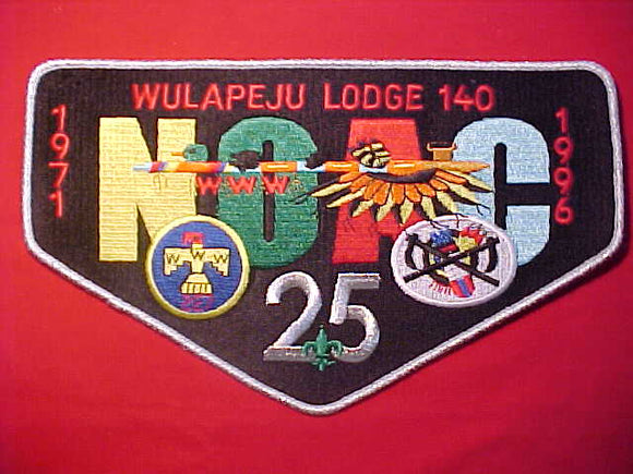 140 J10 WULAPEJU JACKET PATCH, 1996 NOAC