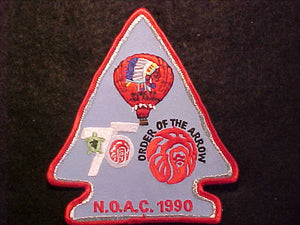 254 J4 COMANCHE JACKET PATCH, NOAC 1990, MERGED 2004