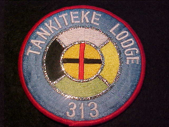 313 R7 TANKITEKE LODGE JACKET PATCH, MERGED 1999, 4.5
