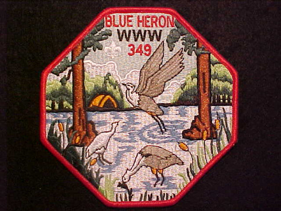 349 J3 BLUE HERON JACKET PATCH