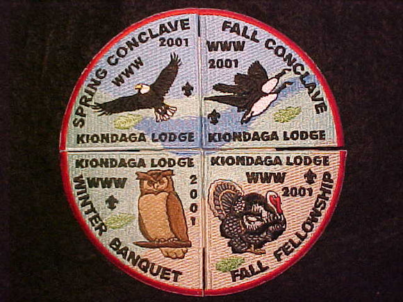 422 KIONDAGA ACTIVITY SET, 4 PIECE, 2001