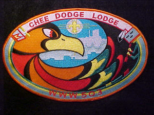 503 J3 CHEE DODGE LODGE JACKET PATCH, MERGED 1992