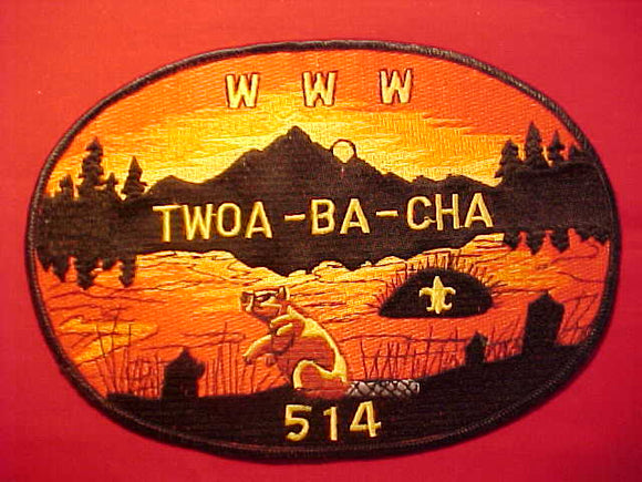 514 J1 TWOA-BA-CHA, FIRST JACKET PATCH, MERGED 1996