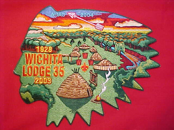 35 J9 WICHITA JACKET PATCH, 1928-2003, NOAC 2004