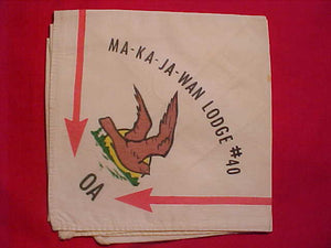 40 N3 MA-KA-JA-WAN NECKERCHIEF, USED