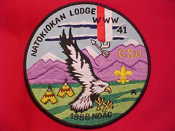 41 J2 NATOKIOKAN JACKET PATCH, 1988 NOAC, CSU