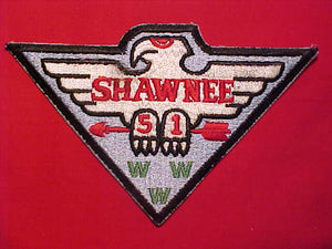 51 P1 SHAWNEE N/C PATCH, 6 X 4"