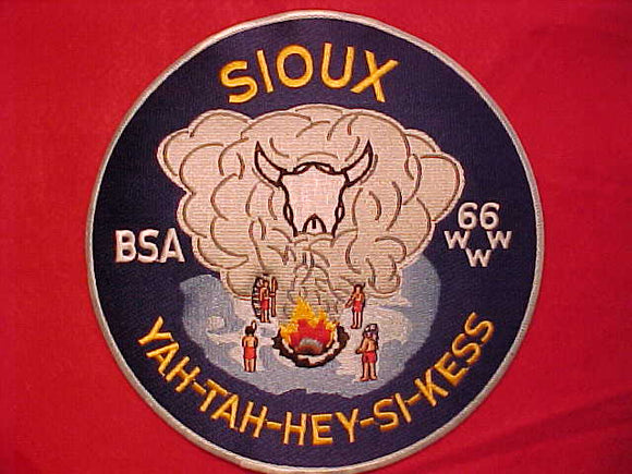 66 J1 YAH-TAH-HEY-SI-KESS JACKET PATCH, SIOUX CHAPTER, 8