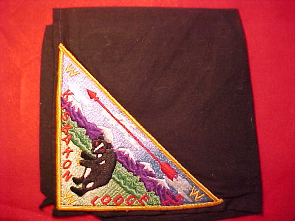 75 P1 KISKAKON PIE PATCH ON N/C, BLACK COTTON