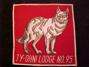 95 J1 TY-OHNI JACKET PATCH, 7 X 7"