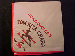 96 N? TOM KITA CHARA N/C, HEADWATERS CHAPTER, TAN COTTON/RED PIPING, NOT IN BLUEBOOK